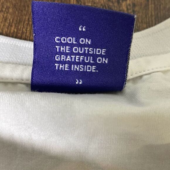 MONAT gear Pink & White gym muscle tank top shirt Sz M workout - Picture 6 of 7